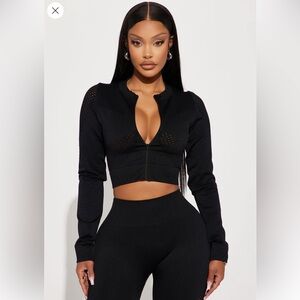 Fashion nova seamless jacket